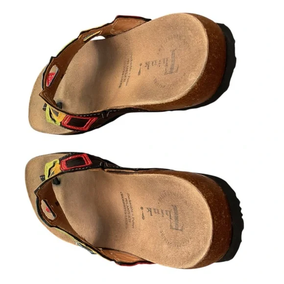 Think! Colorful Geometric Sandals size 6 - Picture 7 of 9